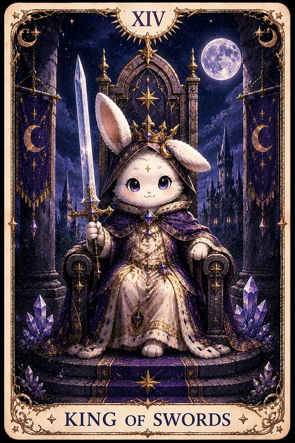 King of Swords (King of Swords) ไพ่ทาโรต์