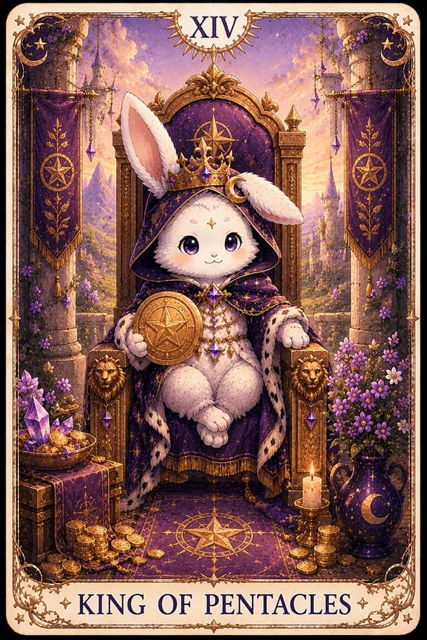 King of Pentacles (King of Pentacles) ไพ่ทาโรต์