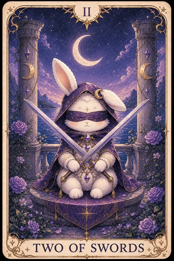 Two of Swords (Two of Swords) ไพ่ทาโรต์