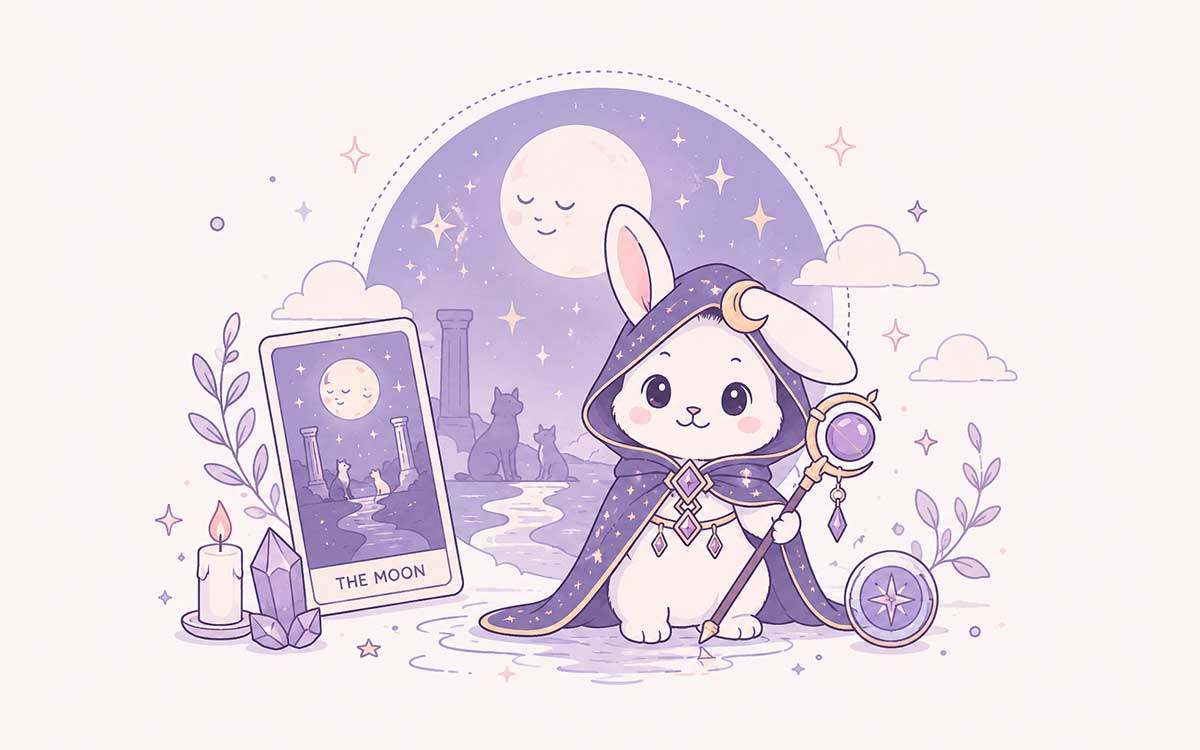 ไพ่ The Moon หมายถึงอะไร — เมื่อความไม่แน่ใจกลายเป็นแสงสว่างในจิตใจ
